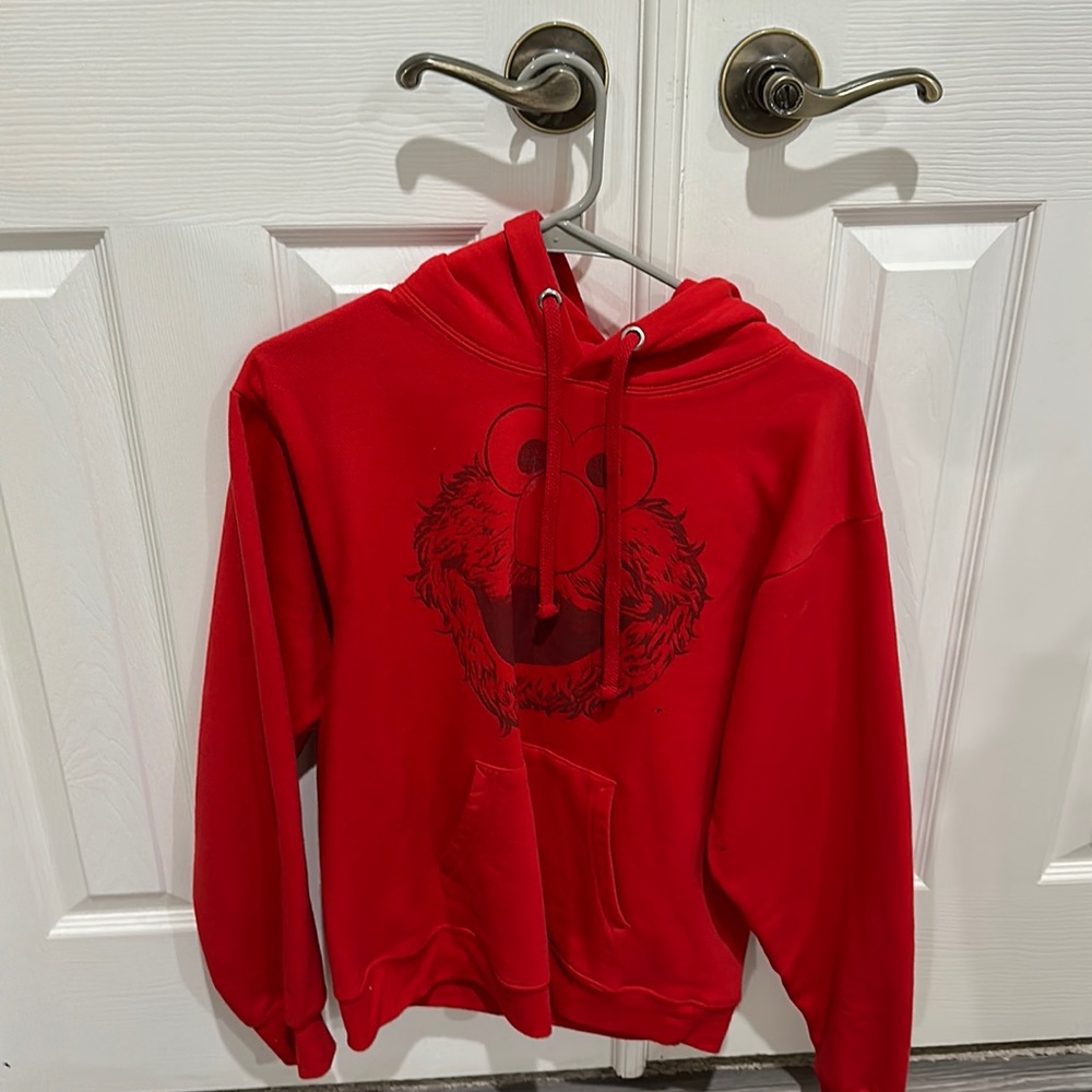 Red Elmo hoodie